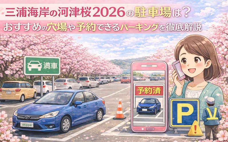 miurakaigan-kawadusakura-parking1